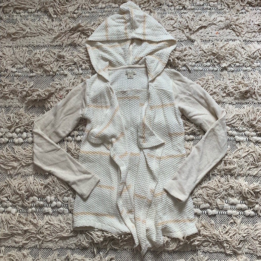 Cream lucky brand cardigan